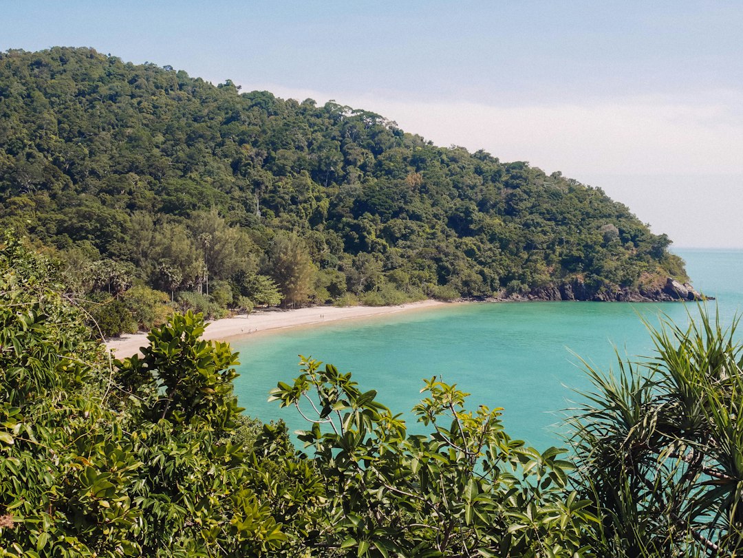 Koh Lanta: View from a beautiful beach inside the national park of Koh Lanta**
