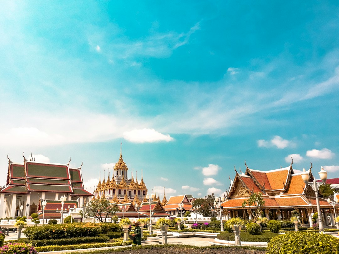 Pai: orange temples during daytime**