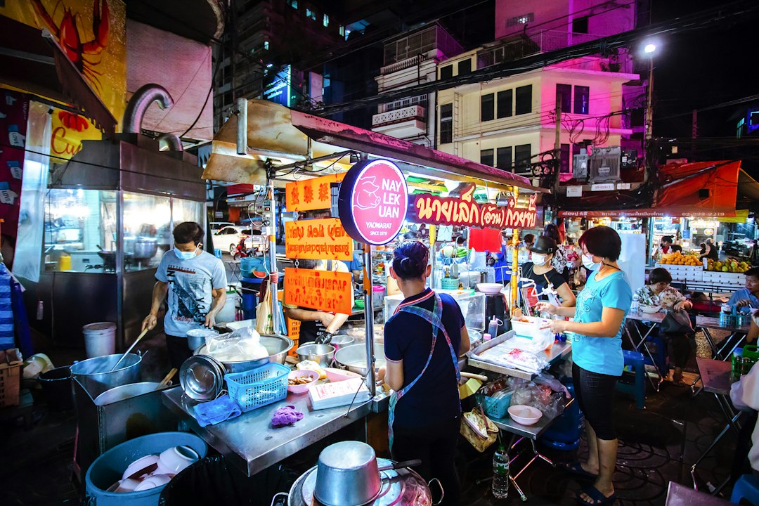 Bangkok street food scene